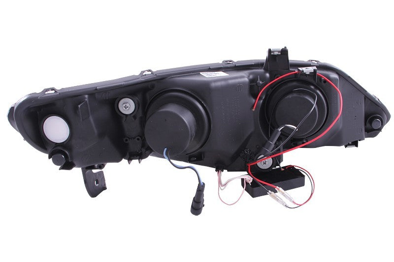 Anzo 2006-2011 Honda Civic Projector Headlights w/ Halo Black (CCFL)