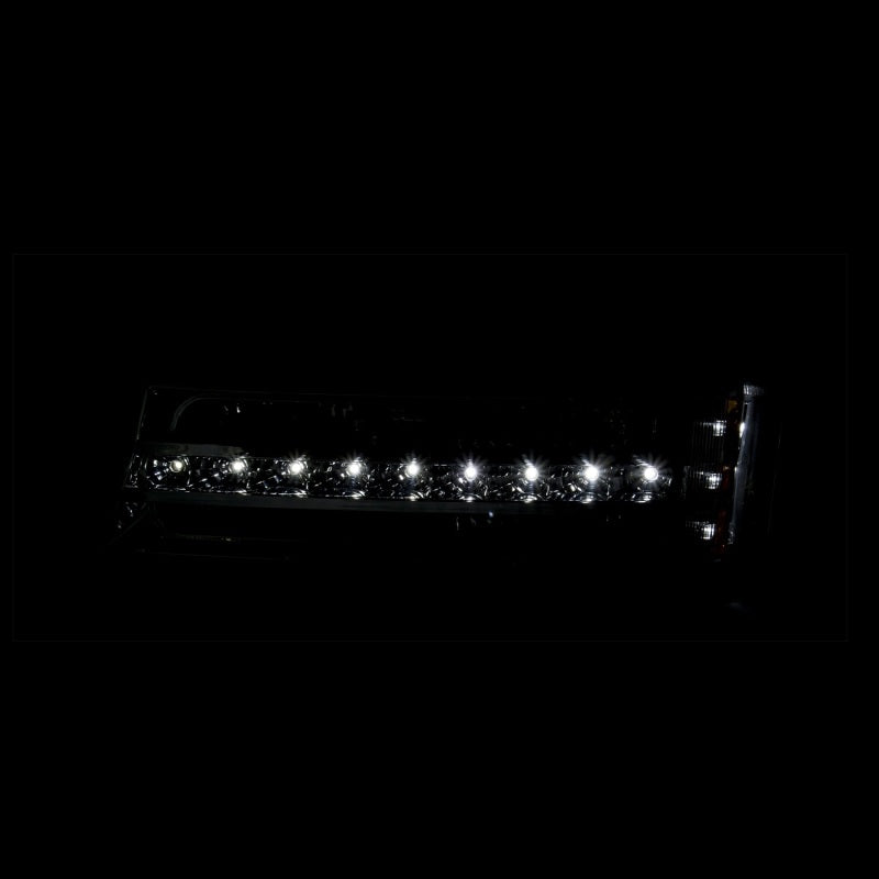 Anzo 2003-2006 Chevrolet Silverado 1500 LED Parking Lights Black w/ Amber R