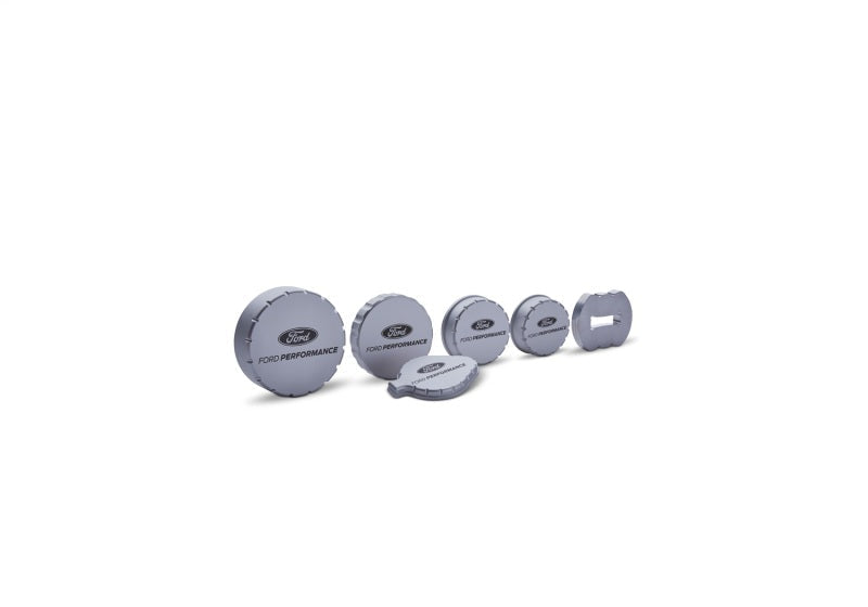 Ford Racing 15-19 Mustang 2.3L/5.0L/5.2L Aluminum Machined Engine Cap Covers M-6766-M50A