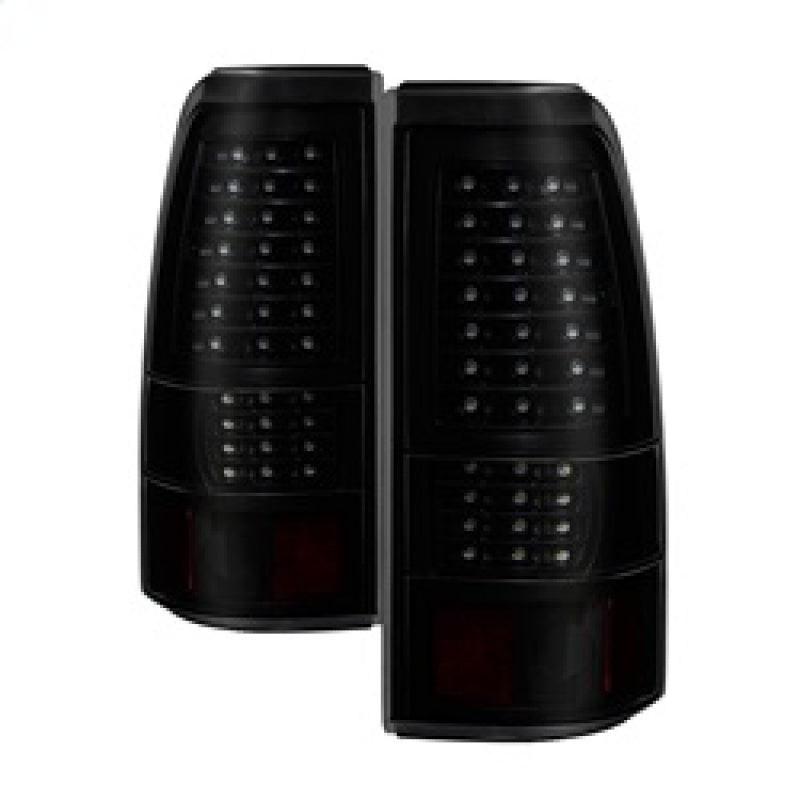 SPYDER xTune 03-06 Chevrolet Silverado 1500 LED Tail Lights - Black Smoke (ALT-JH-CSIL03-LED-BSM) 9037641