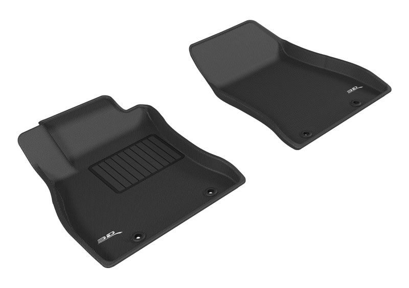 3D MAXpider 2013-2019 Nissan Sentra Kagu 1st Row Floormat - Black L1NS07611509