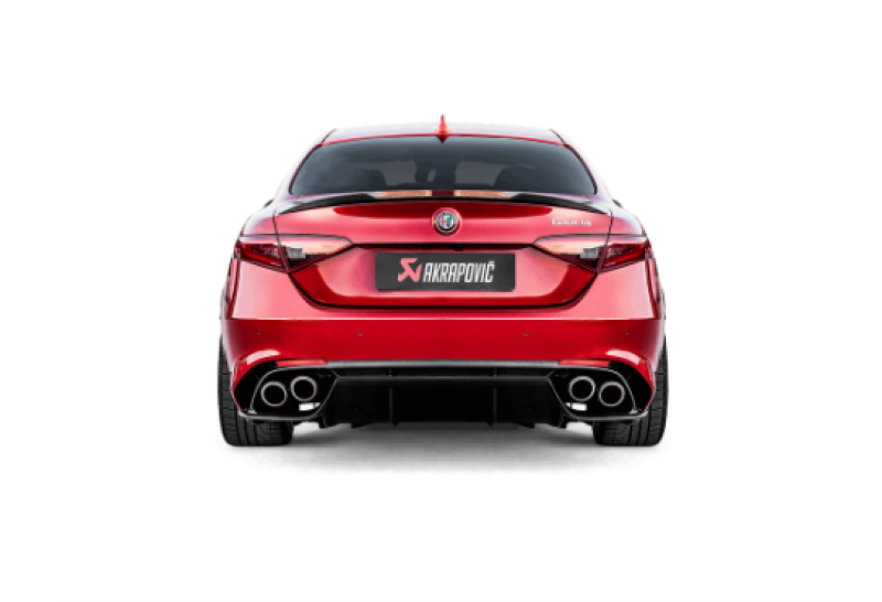 Akrapovic 17-19 Alfa Romeo Giulia Quadrifoglio Evolution Line Cat Back (Titanium) S-AR/TI/1H