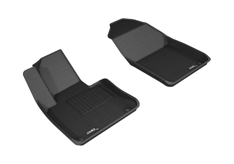 3D MAXpider 2018-2020 Volvo XC60 Kagu 1st Row Floormat - Black L1VV02511509