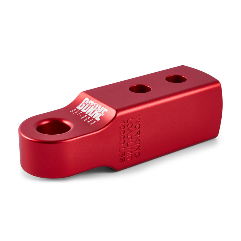 Borne Off-Road CNC Hitch Receiver Shackle 2in Red BNHR-2-RD