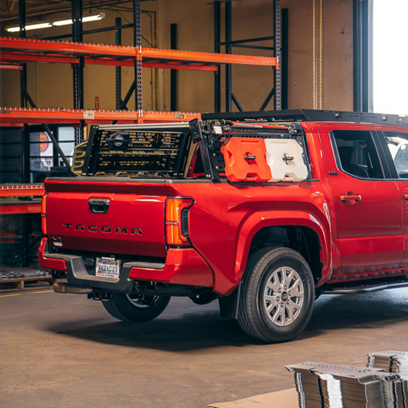 Cali Raised LED Cali Raised Overland Bed Rack For 2024+ Toyota Tacoma - Long Bed Tall Height Rack CR4058