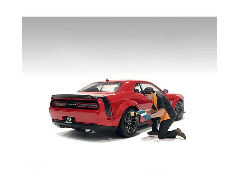 Copy of "Detail Masters" Figure 1 (Wheel Cleaning) for 1/18 Scale Models by American Diorama  free shipping USA