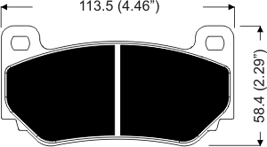Porterfield Brake Pads for 2008 LOTUS EXIGE 240