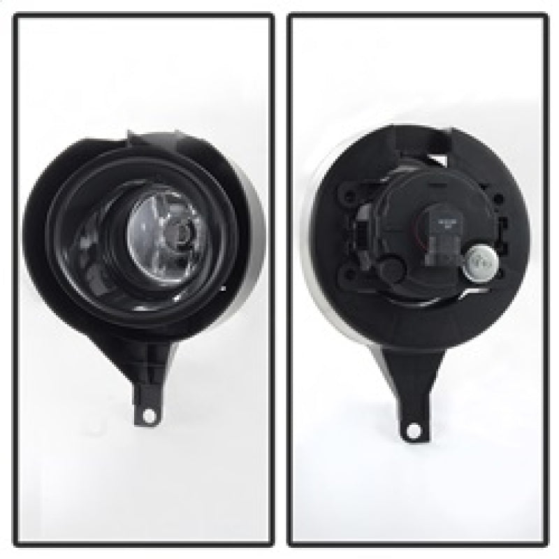 Spyder 05-16 Nissan Frontier Metal Chrome Bumper ONLY OEM Fog Lights w/Switch - Clear (FL-NF05-M-C) 5084972