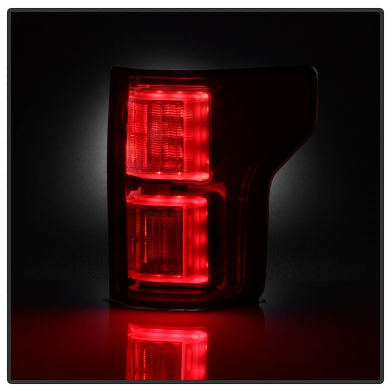 Spyder 18-19 Ford F-150 (w/o Blind Spot Sensor) LED Tail Lights - Red Clear (ALT-YD-FF15018-LED-RC) 5085764