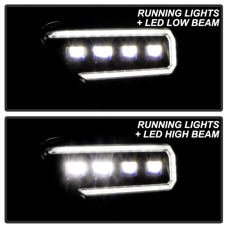 Spyder 16-20 Toyota Tacoma LED Model Only High-Power LED Headlights - Black PRO-YD-TT16LEDAP-BK 5088390
