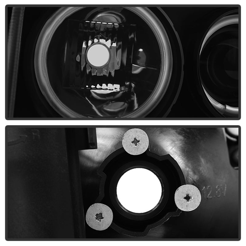 Spyder GMC Sierra 1500/2500 99-06 Projector Headlights CCFL Halo LED Blk Smke PRO-YD-CDE00-CCFL-BSM 5078704