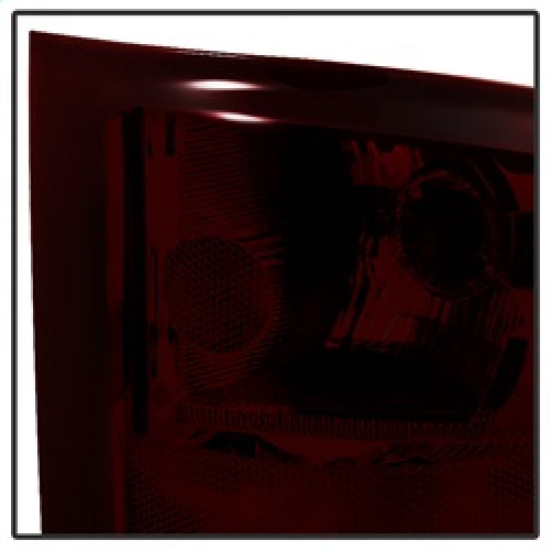 SPYDER Xtune GMC Sierra 07-13 OEM Tail Lights Dark Red ALT-JH-CSIL07-OE-RSM 9033100