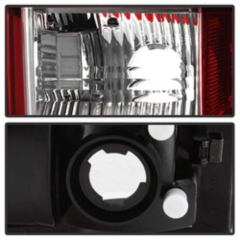 Spyder 07-09 Dodge Ram 2500/3500 V3 Light Bar LED Tail Lights - Red Clear (ALT-YD-DRAM06V3-LBLED-RC) 5084286