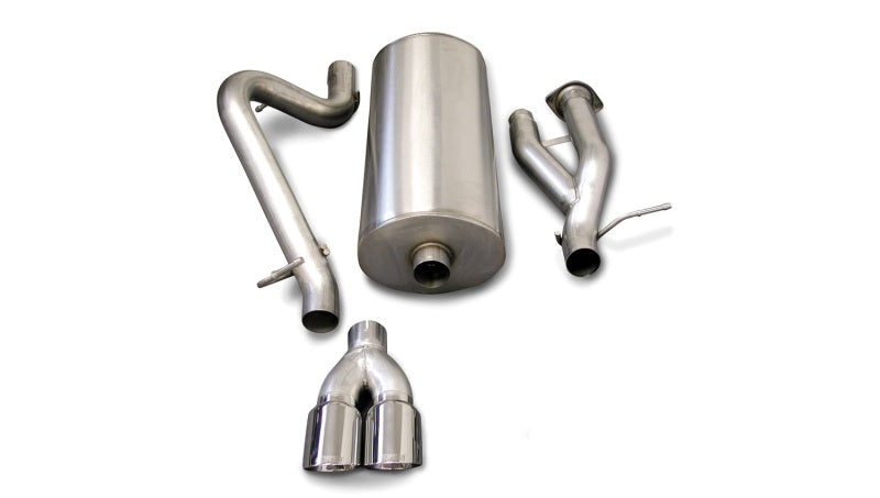 Corsa Performance 03-06 Hummer H2 6.0L V8 Polished Sport Cat-Back Exhaust
