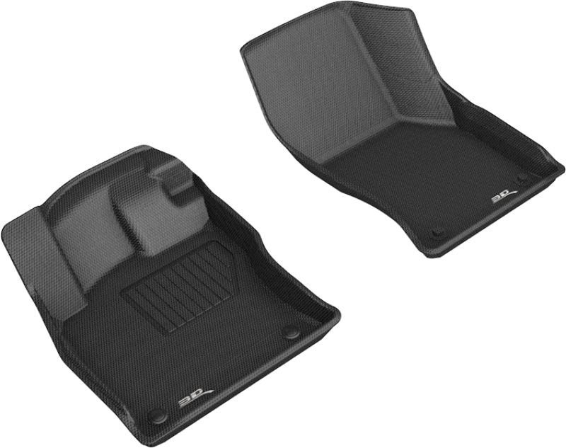 3D MAXpider 2019-2019 Volkswagen Jetta Kagu 1st Row Floormat - Black L1VW10111509
