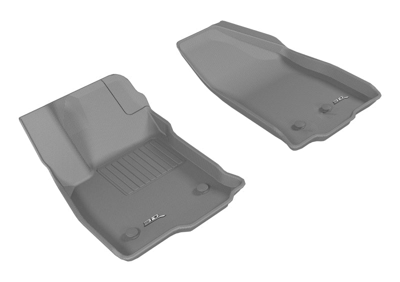 3D MAXpider 2016-2019 Chevrolet Volt Kagu 1st Row Floormat - Gray L1CH07911501