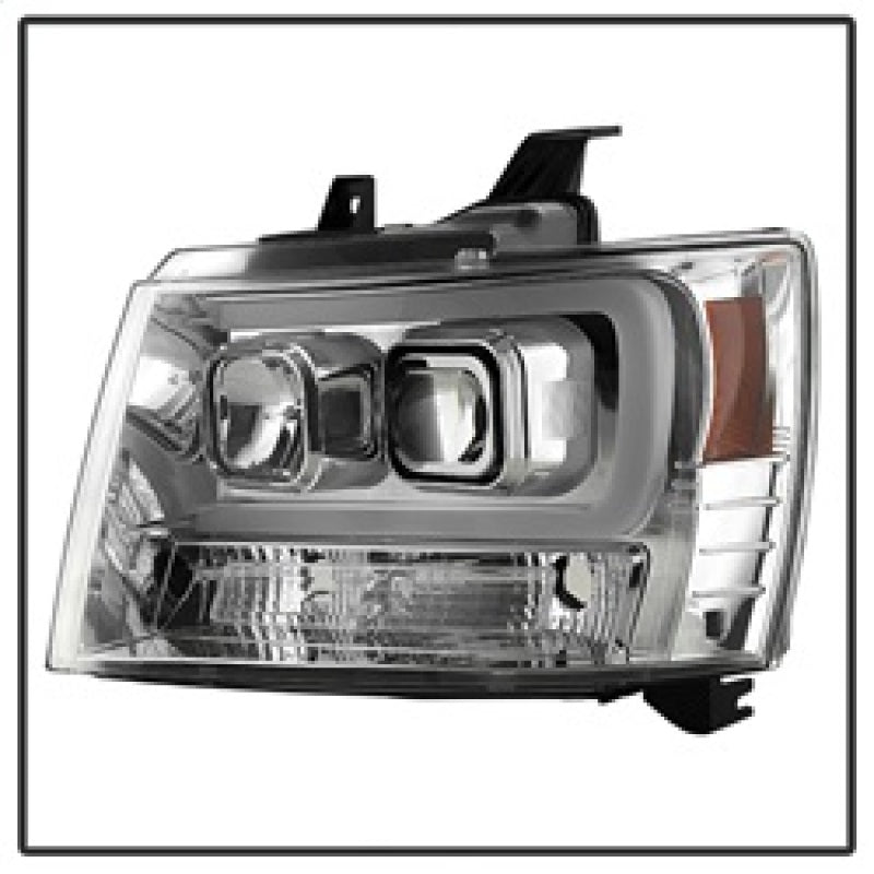 Spyder 07-14 Chevy Suburban/1500/2500/Tahoe V2 Projector Headlights Chrome PRO-YD-CSUB07V2-DRL-C 5082572