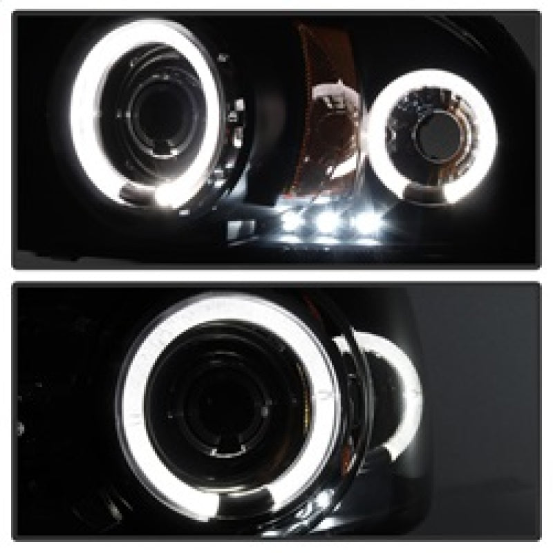 Spyder Dodge Dakota 97-04/Durango 98-03 1PC Projector Headlights LED Halo LED Blk PRO-YD-DDAK97-BK 5009784