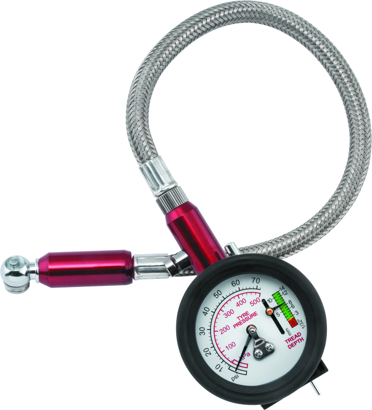 BikeMaster Tire Gauge 2-1 0-60 PSI 151792