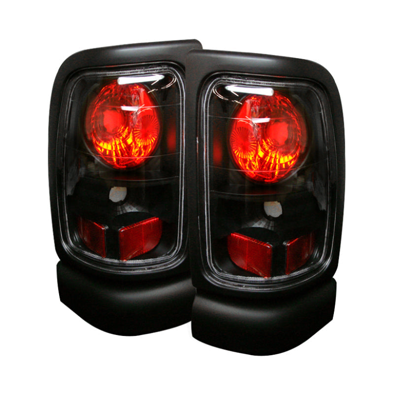 Spyder Dodge Ram 1500 94-01/Ram 2500/3500 94-02 Euro Style Tail Lights Black ALT-YD-DRAM94-BK 5002662