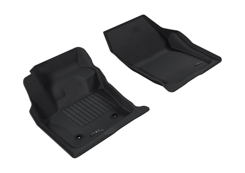 3D MAXpider 2013-2016 Ford/Lincoln Fusion/MKZ Kagu 1st Row Floormat - Gray L1FR06011501