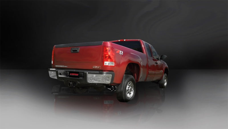 Corsa 11-12 Chevrolet Silverado Crew Cab/Std. Bed 2500 6.0L V8 Black Sport Cat-Back Exhaust 14794BLK