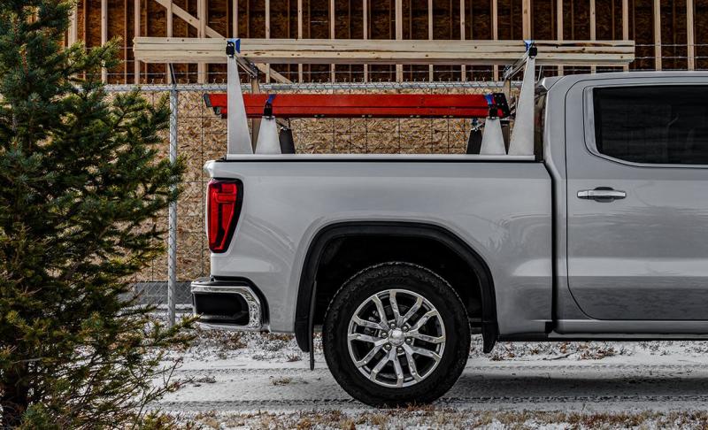 Access ADARAC Al Uprights 24in Vert Pro Kit (2 Uprights w/1 66in Cross Bar) Matte Black Truck Rack 4005597