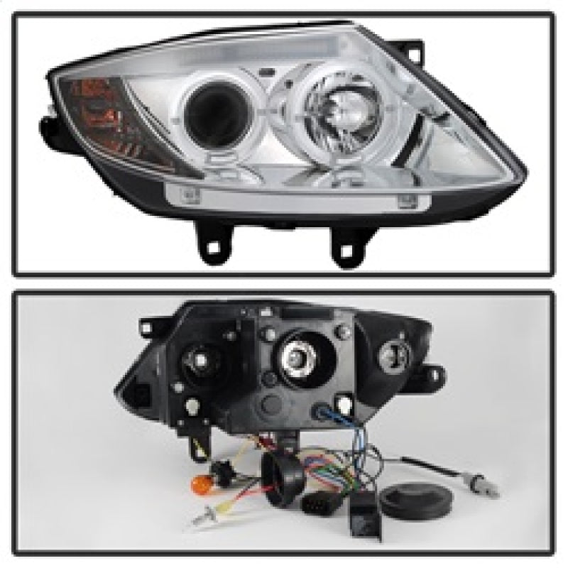 Spyder BMW Z4 03-08 Projector Headlights Xenon/HID Model Only - LED Halo Chrome PRO-YD-BMWZ403-HID-C 5029683
