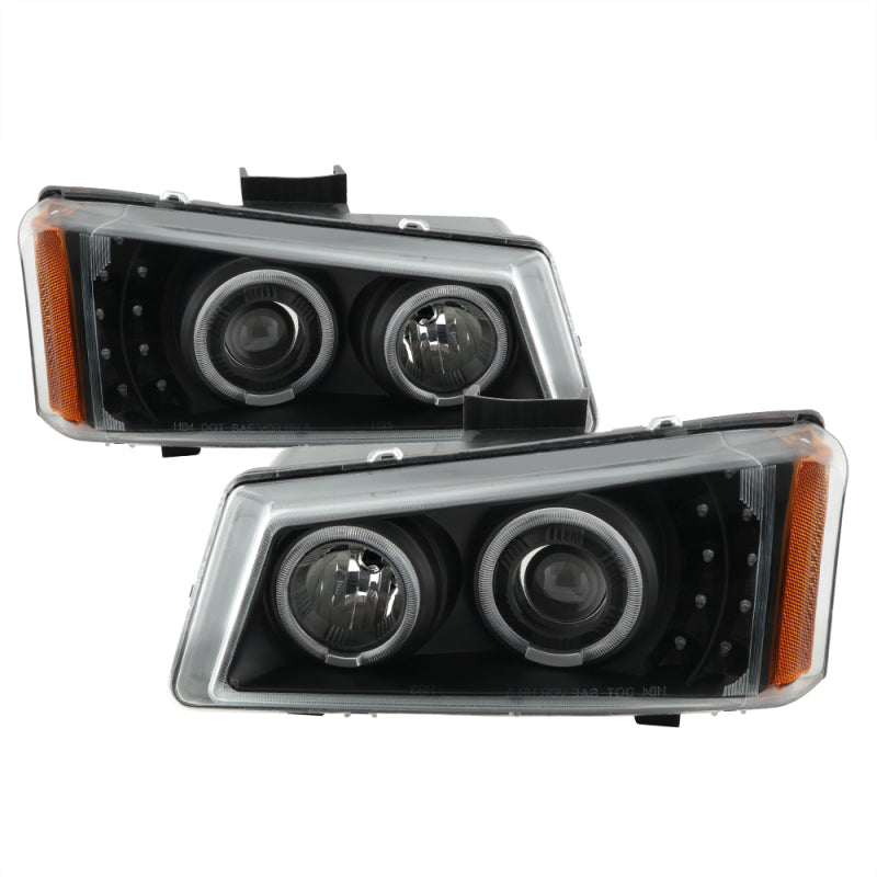 SPYDER Xtune Chevy Silverado 03-06 LED Halo Black PRO-JH-CSIL03-LED-BK 5077042