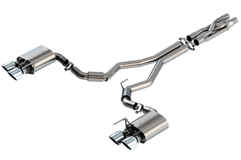 Borla 2020 Ford GT500 5.2L AT 3in ATAK CatBack Exhaust w/ Chrome Tips 140837