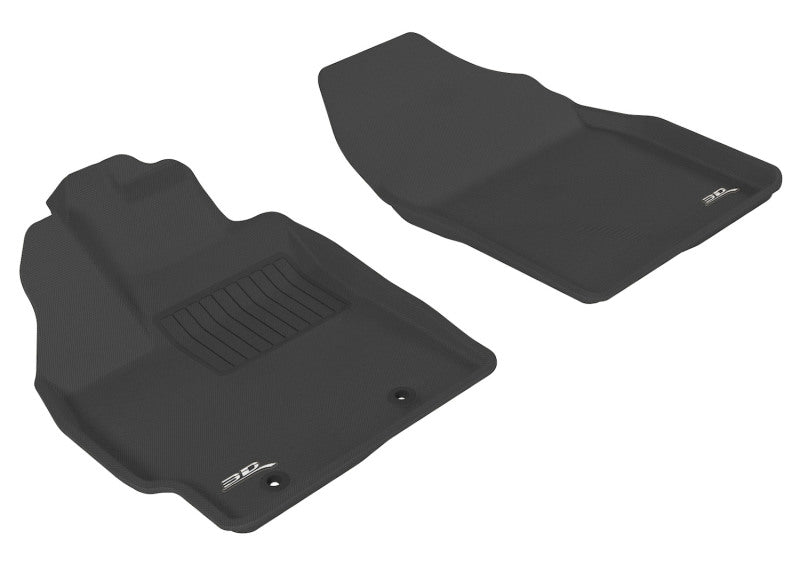 3D MAXpider 2010-2011 Toyota Prius Kagu 1st Row Floormat - Black L1TY04011509