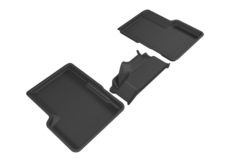 3D MAXpider 2015-2020 Jeep Renegade Kagu 2nd Row Floormats - Black L1JP01321509