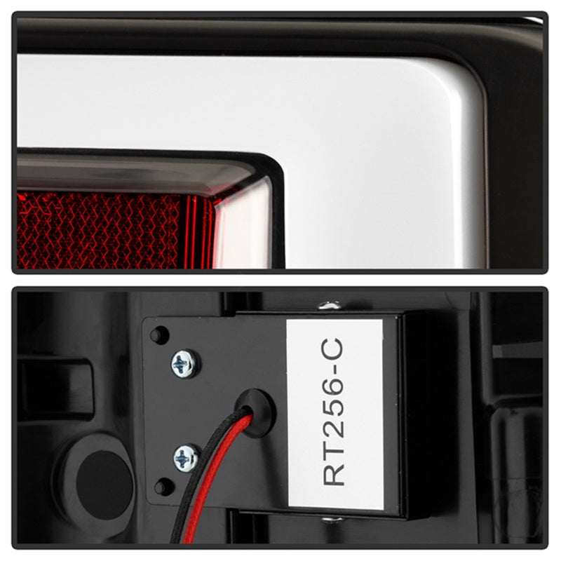 SPYDER 21-23 Ford F150 (Halogen w/ Blind Spot) Full LED Tail Lights - Black (ALT-YD-FF15021HALBS-BK) 5088789