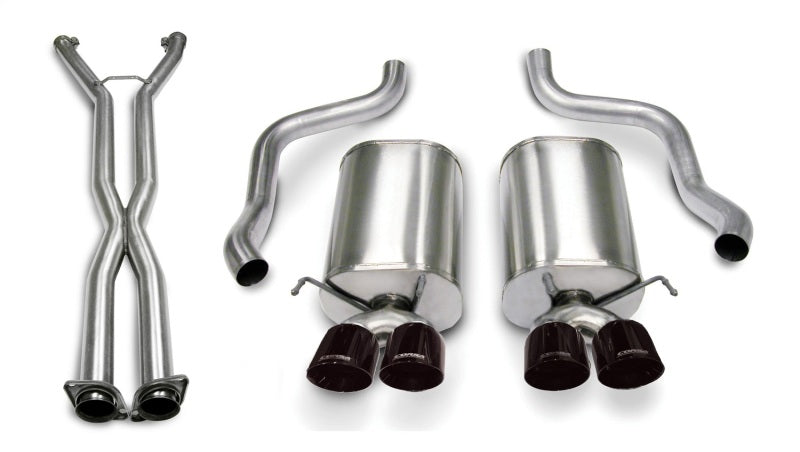 Corsa Performance 2.5" Cat-Back, Dual Rear Exit with Twin 3.5" Polished Pro-Series Tips
