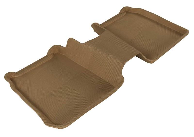 3D MAXpider 2009-2019 Ford Flex Kagu 2nd Row Floormats - Tan L1FR05121502