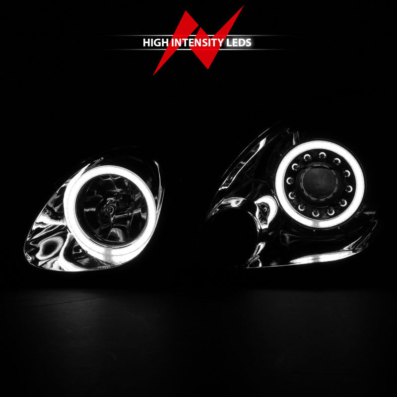 Anzo 1998-2005 Lexus Gs300 Projector Headlights w/ Halo Chrome