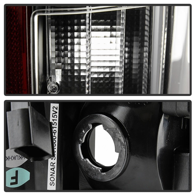 Spyder Ford F150 15-17 Light Bar LED Tail Lights (Not Compatible w/ Rear Blind Spot) - Black 5085948