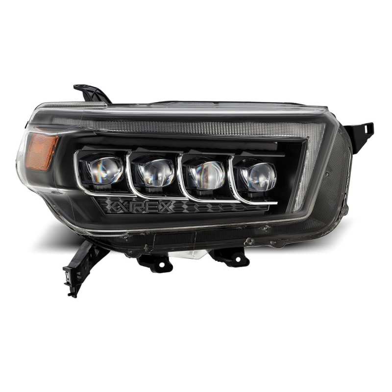 AlphaRex 10-13 Toyota 4Runner NOVA LED Projector Headlights Plank Style Black w/Seq Signal/DRL 880759 *Discontinued