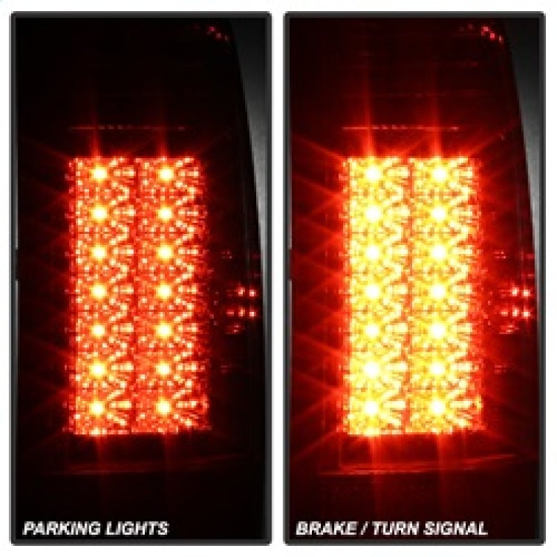 Spyder Ford Super Duty 08-15 Version 2 LED Tail Lights Red Clear ALT-YD-FS07-LED-G2-RC 5029195
