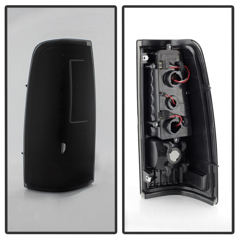 SPYDER xTune 03-06 Chevy Silverado 1500 (w/o Stepside) LED Tail Lights - Blk Smoke (ALT-ON-CS03-G2-LED-BSM) 9039218
