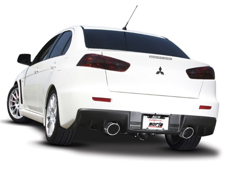 Borla 09-15 Mitsubishi Lancer Ralliart 2.0L 4cyl MT 6spd AWD Catback Exhaust 140334
