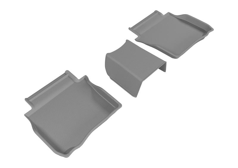 3D MAXpider 2017-2019 Buick Lacrosse Kagu 2nd Row Floormats - Gray L1BC03321501
