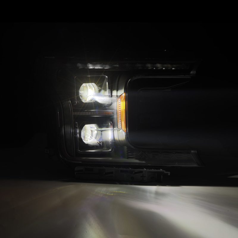 AlphaRex 18-20 Ford F-150 (Req. Conv F150 w/Stock LED) LUXX LED Proj HL Blk Actv Lgt Seq Sig SB DRL 880250 *Discontinued