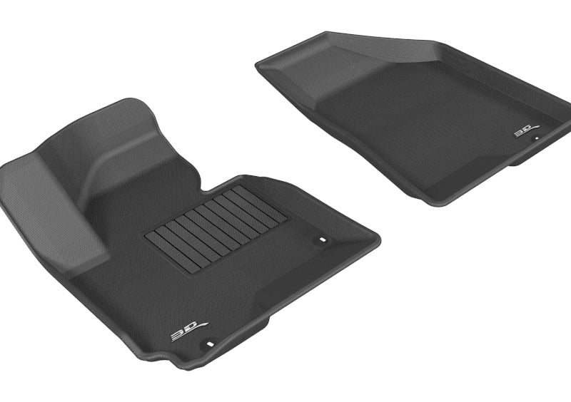 3D MAXpider 2014-2016 Kia/Hyundai Sportage/Tucson Kagu 1st Row Floormat - Black L1KA02611509