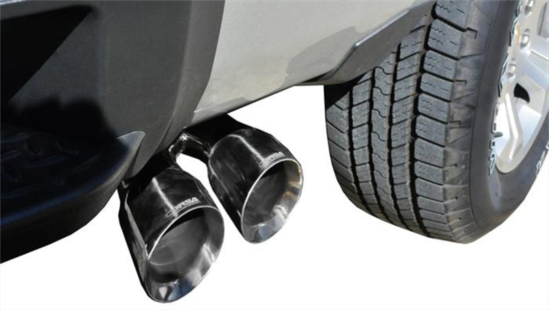 Corsa Performance 14-17 Chevy Silverado 1500 5.3L V8 CC / SB 3in Single Side Exit