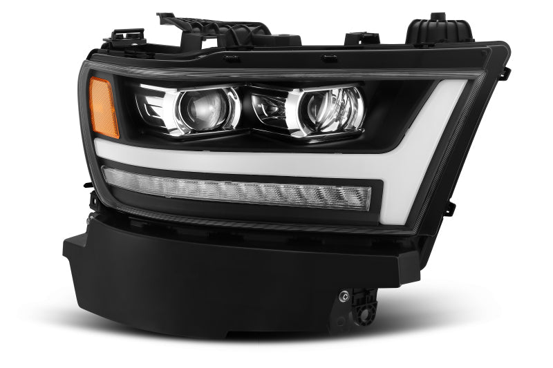 AlphaRex 19-20 Ram 1500HD PRO-Series Proj Headlight Plnk Style Blk w/Activ Light/Seq Signal/Plnk DRL 880515 *Discontinued