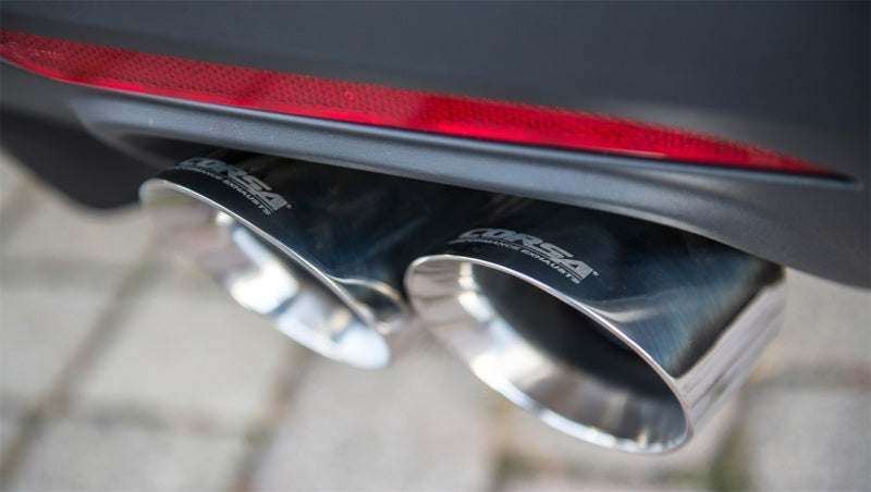 Corsa Performance 15-16 Ford Mustang GT 5.0 3in Axle Back Exhaust Polish Quad Tips