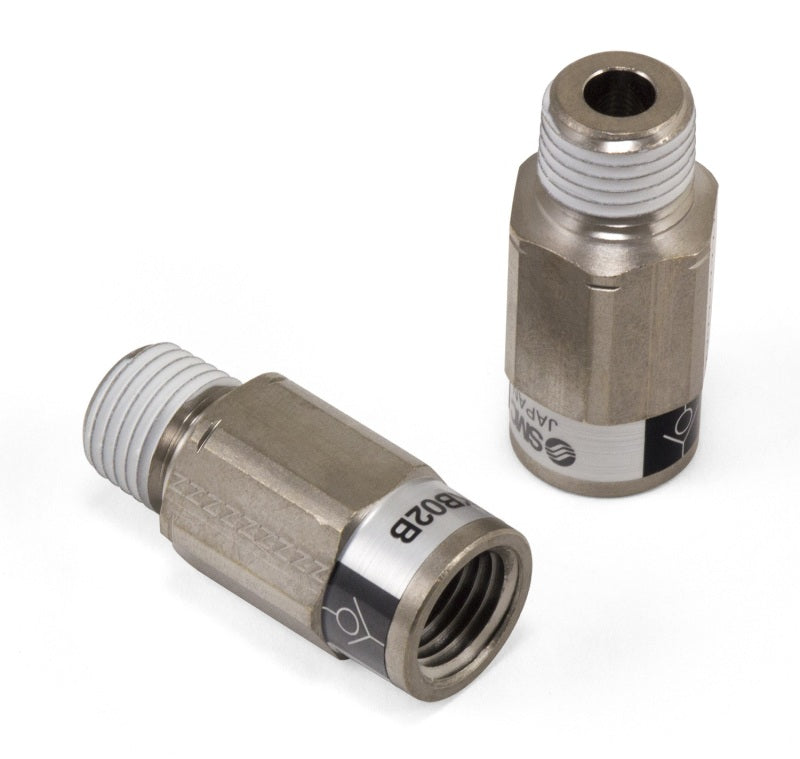 AIRLIFT Check Valve - 1/4" FNPT x 1/4" MNPT - SMC # AKB02B-N02S