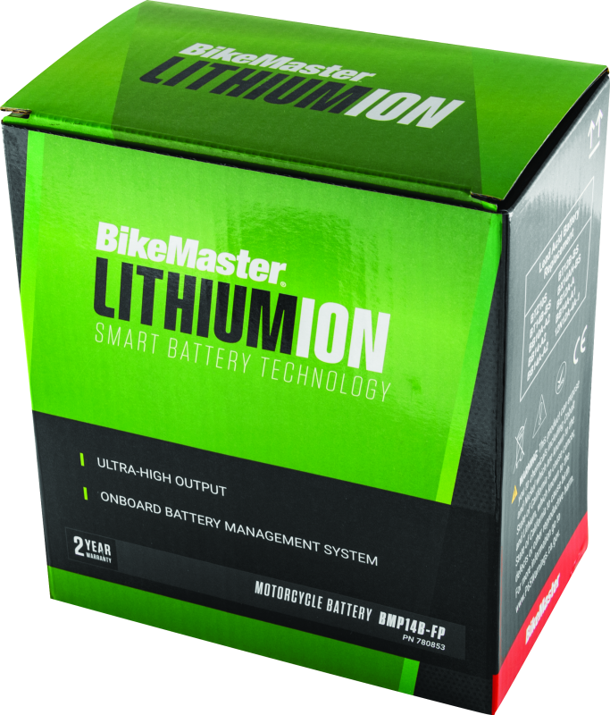 BikeMaster Lithium Ion 2.0 Battery BMP14B-FP 780853