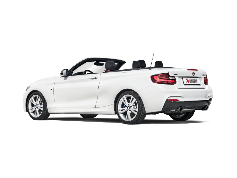 Akrapovic 16-17 BMW M240i (F22 F23) Evolution Line Cat Back (SS) w/ Carbon Tips (Req. Link Pipe) MTP-BM/SS/4H